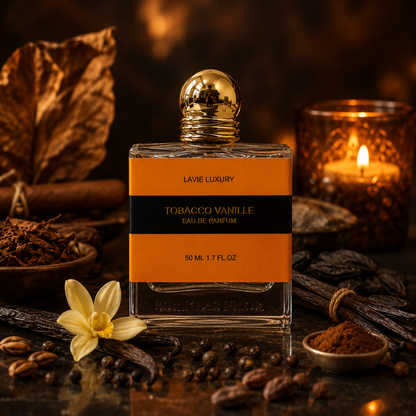 Lavie Tobacco Vanilla – Warm Spicy Tobacco Gourmand Eau de Parfum (Unisex)
