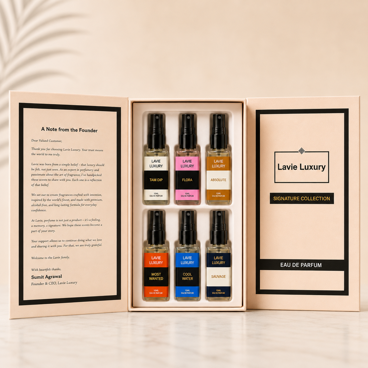 Signature Collection Discovery Set | 6 Luxury Perfumes | Lavie Luxury