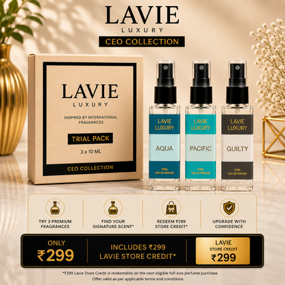 CEO Collection Trial Pack – Aqua, Pacific & Guilty | 3 x 10ml Premium Perfumes