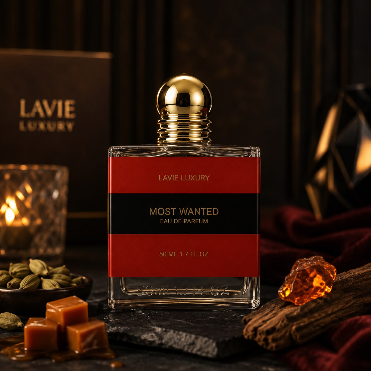 Lavie Most Wanted – Sweet Spicy Amber Eau de Parfum for Men