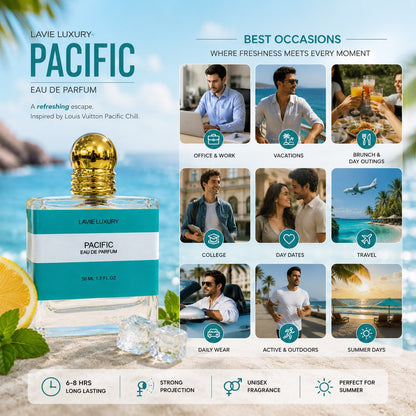 Lavie Pacific – Fresh Citrus Aromatic Eau de Parfum (Unisex)