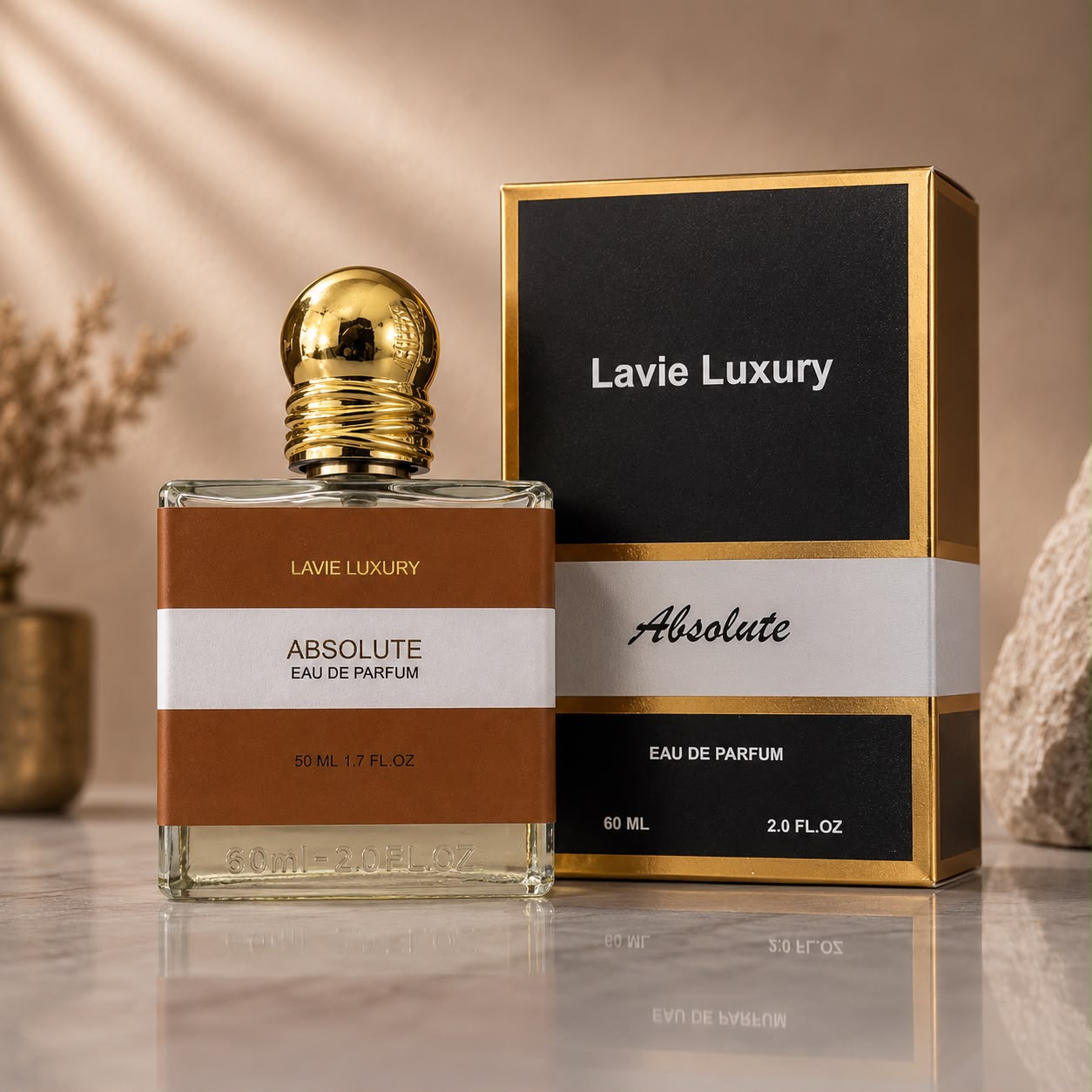 Lavie Absolute – Smoky Woody Leather Eau de Parfum for Men