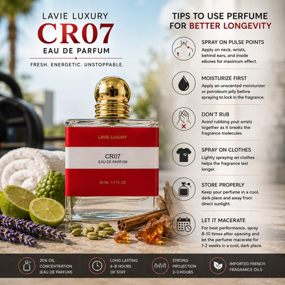 Lavie CR07 – Fresh Aromatic Woody Eau de Parfum for Men