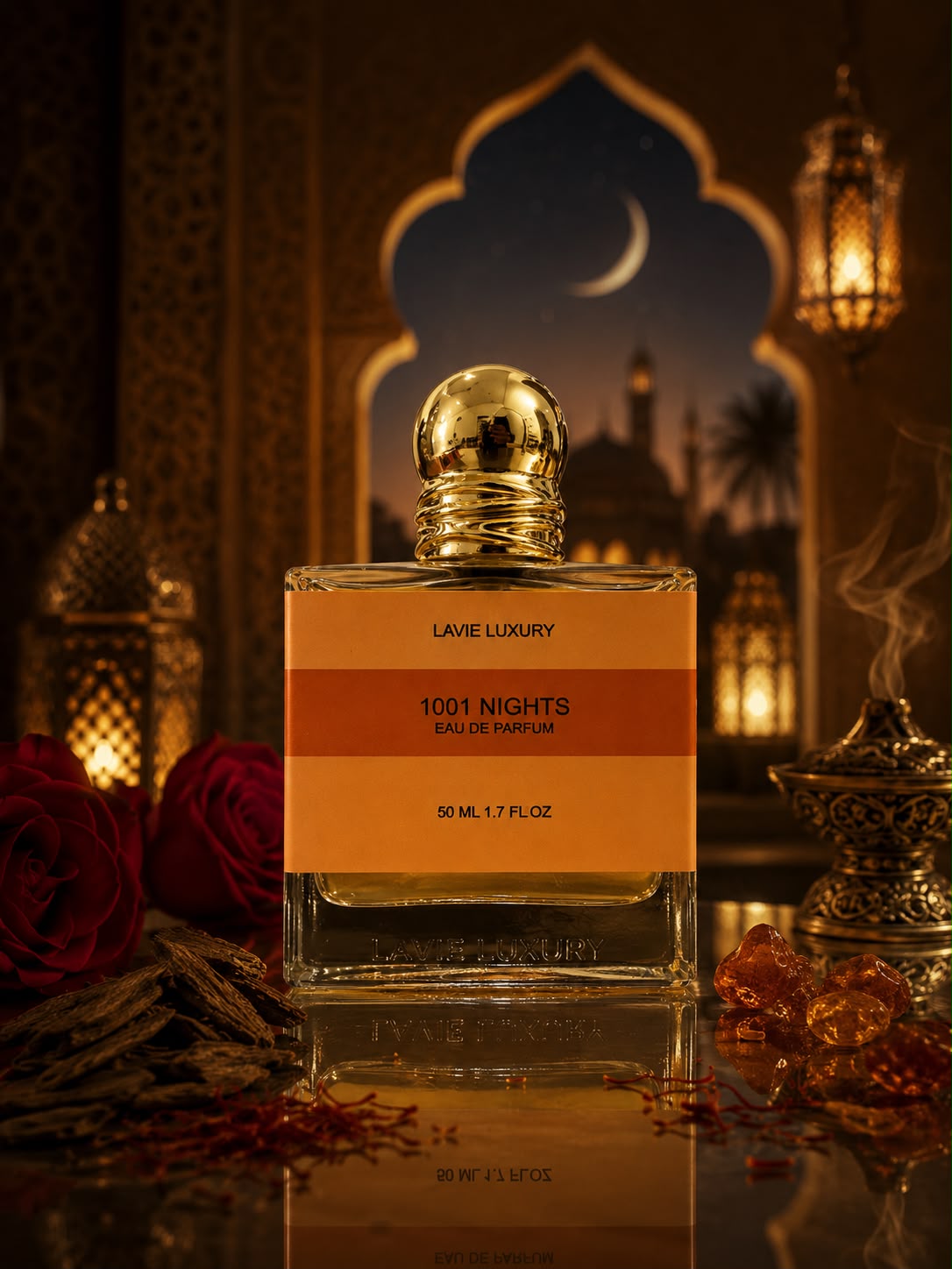 Lavie 1001 Nights – Rich Oriental Oud Eau de Parfum (Unisex)