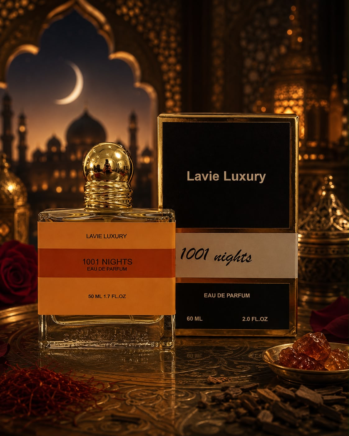 Lavie 1001 Nights – Rich Oriental Oud Eau de Parfum (Unisex)