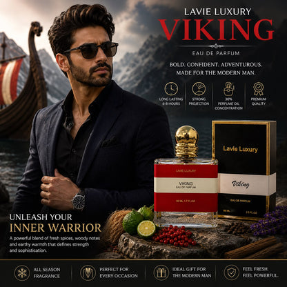 Lavie Viking – Fresh Spicy Woody Eau de Parfum for Men