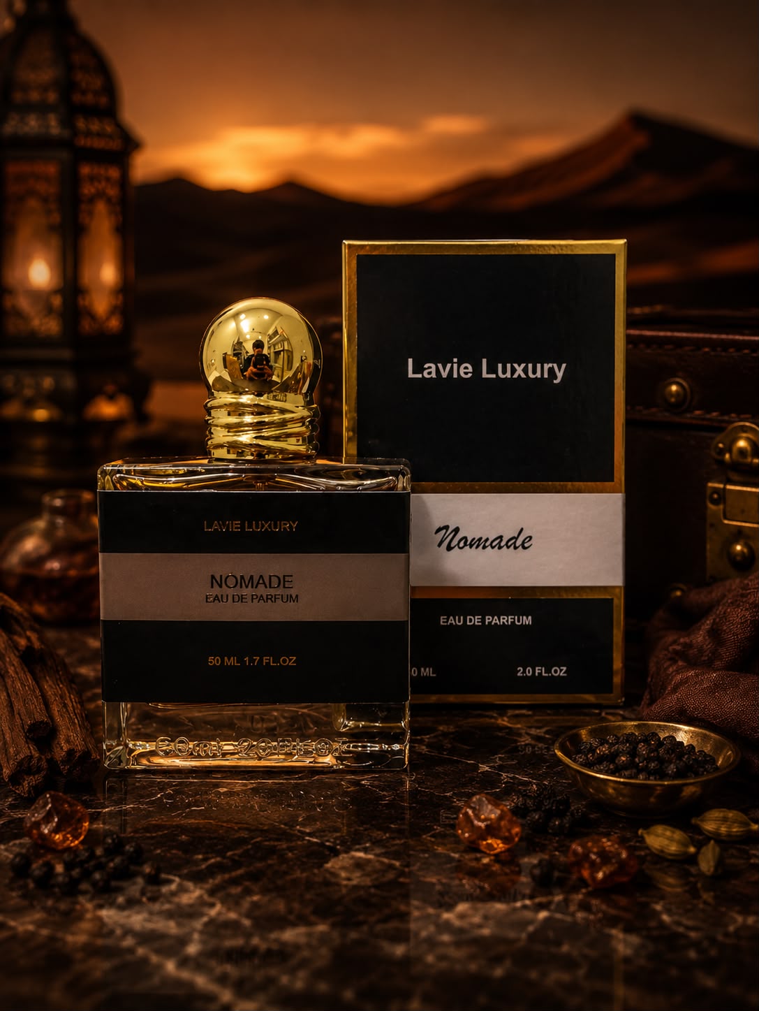 Lavie Nomade – Intense Rose Oud Eau de Parfum (Unisex)