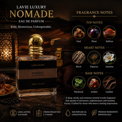 Lavie Nomade – Intense Rose Oud Eau de Parfum (Unisex)
