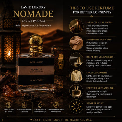 Lavie Nomade – Intense Rose Oud Eau de Parfum (Unisex)