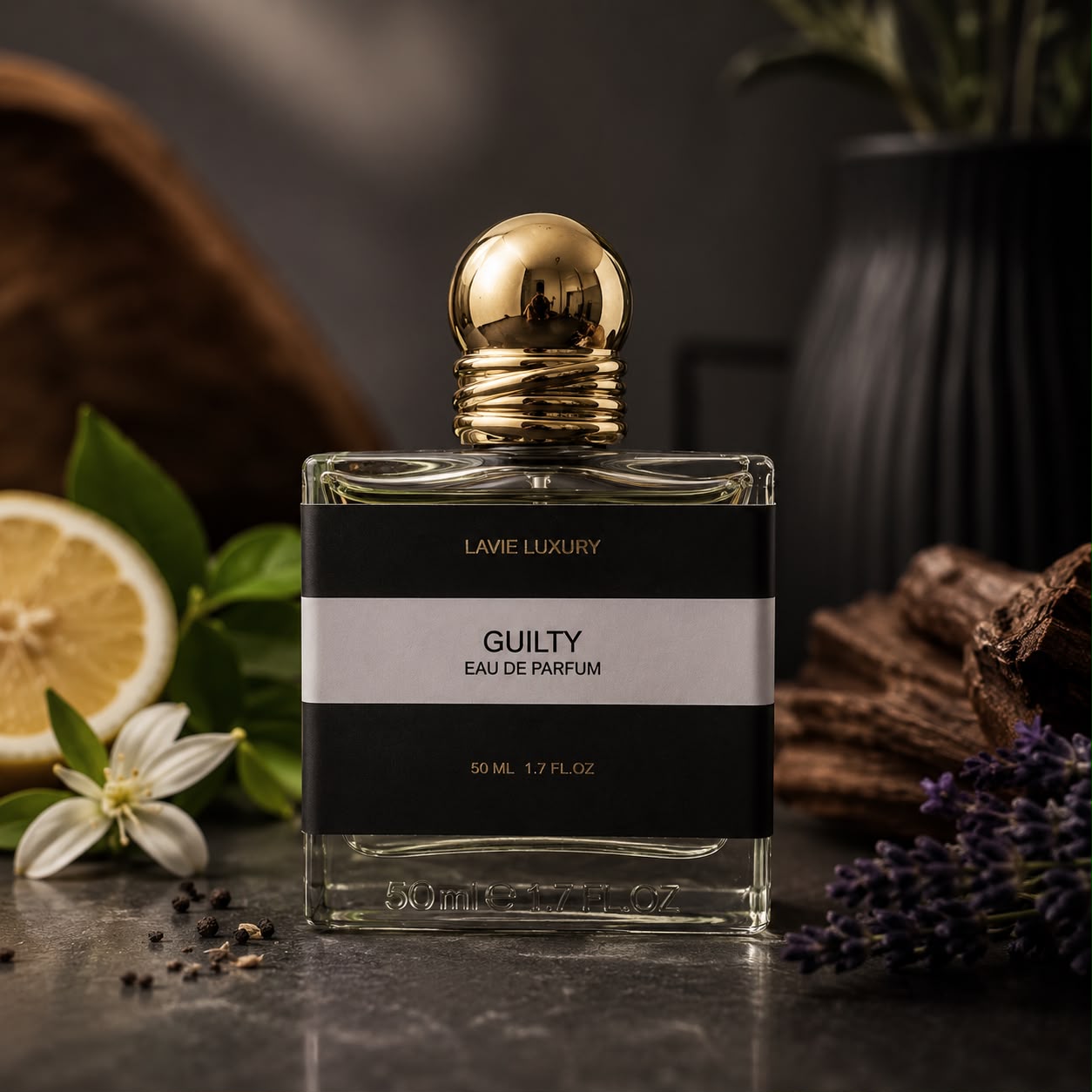 Lavie Guilty Pour Homme – Fresh Woody Aromatic Eau de Parfum for Men
